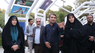 بازدید معاون رییس جمهور از نمایشگاه عکس دستاوردهای دولت یازدهم تحت عنوان هنر تدبیر