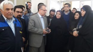 بازدید معاون رئیس جمهور در امور زنان و خانواده از شهرک صنعتی رجایی جنوبی در تبریز