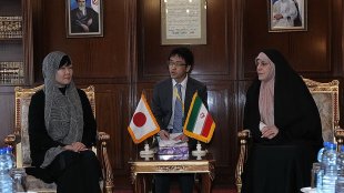 پیام تسلیت همسر نخست وزیر ژاپن به معاون رئیس جمهور