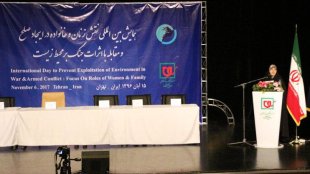 خشونت و سلطه طلبی به جایگاه زنان و نیز محیط زیست آسیب زیادی وارد می کند/ زنان می توانند نقش موثری در ایجاد صلح و حفاظت از محیط زیست در برابر آسیبهای جنگ داشته باشند
