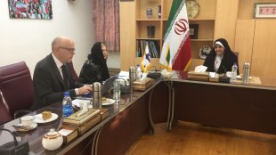  دیدار معاون بررسی های راهبردی معاونت رییس جمهوردر امور زنان و خانواده با هیات فنلاندی