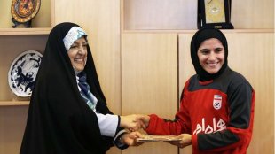 تجلیل از اعضای تیم ملی فوتسال زنان کشور