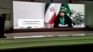 پیام تصویری ابتکار به کنگره تشکل های غیر دولتی زنان اندونزی(KOWANI): صدای مردم بی صدا و بی دفاع باشید
