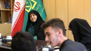 دیدار معاون رییس جمهور با هییت رییسه مجلس دانش اموزی