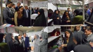 معصومه ابتکار با زندانیان بند نسوان ندامتگاه فردیس کرج دیدار  کرد