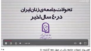 مهم ترین روندهای تحولات جامعه زنان ایران در پنج موشن گرافی 