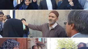 حضور معاون رییس جمهور در منطقه سیاسک در حاشیه کشف رود/ بازدید   از چند واحد کارگاهی روستای گرجی علیا در حاشیه شهر مشهد