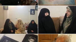 دیدار معصومه ابتکار با خانواده های شهدا