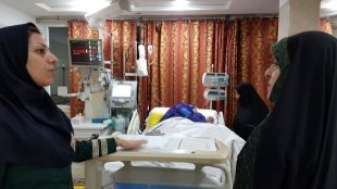 عیادت معصومه ابتکار از اعظم طالقانی 