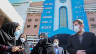 بازدید معاون رئیس جمهور در امور زنان و خانواده از مرکز درمان ناباروی جهاد دانشگاهی خوزستان/ تصویر