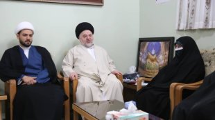 دیدار معاون  رئیس جمهور  با حجت الاسلام شهرستانی نماینده آیت الله سیستانی در ایران