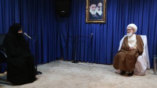 دیدار معاون رییس جمهور با حضرت آیت الله نوری همدانی