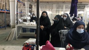 بازدید معاون امور زنان و خانواده دولت سیزدهم از شهرک صنعتی شمس‌آباد