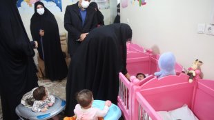 بازدید معاون رییس‌جمهوری از شیرخوارگاه صدف قم