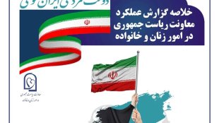 خلاصه گزارش مکتوب عملکرد معاونت ریاست جمهوری در امور زنان و خانواده در یکسال گذشته