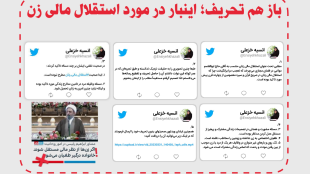 بازهم تحریف؛ اینبار در مورد استقلال مالی زن