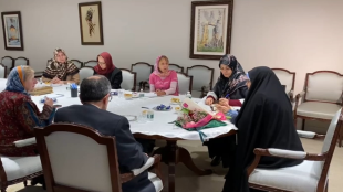 Vice-president met with peace activists residing in the US