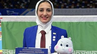 ایرانی خاتون چین میں ہونے والے (Wuxi Grand Slam competitions) گرینڈ سلیم مقابلوں کی بہترین ریفری مقرر 
