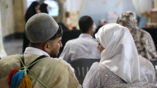 مراسم جشن ازدواج 313 زوج در یاسوج/ فرهنگ ایرانی اسلامی تمدن ساز است