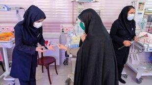 گزارش تصویری بازدید معاون زنان رئیس‌جمهور از بیمارستان مهدیه در نخستین روز کاری