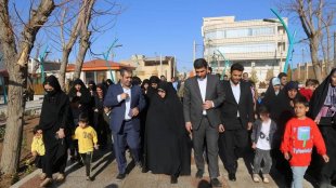 گزارش تصویری افتتاح بوستان ولی رشتی در شهر حمیدیا
