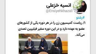در پی اعتراض سال گذشته ایران به لغو عضویت ، درخواست بررسی مجدد عضویت ایران در کمیسیون مقام زن در دیدار با رئیس این کمیسیون مطرح شد
