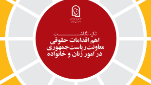 اهم اقدامات حقوقی معاونت زنان