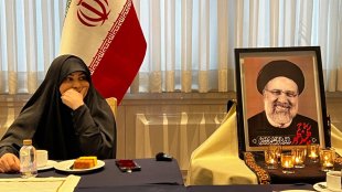  برخی مدیران و مسئولان زن عراقی برای تسلیت و مشارکت در چهلم شهید رئیسی به ایران آمدند
