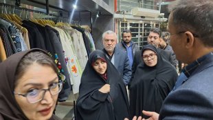 معاون امور زنان رئیس جمهور از نمایشگاه صنایع خلاق خراسان‌شمالی بازدید کرد