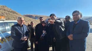 بازدید معاون رئیس‌جمهور در امور زنان و خانواده از جاده حادثه‌خیز خندقلو در خراسان شمالی